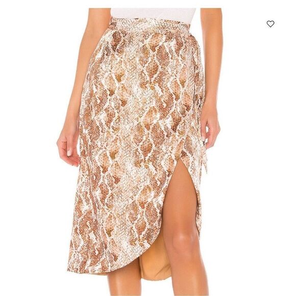 NWOT House of Harlow X REVOLVE Avani Skirt in Cinnamon Brown Size XXS - Picture 1 of 7
